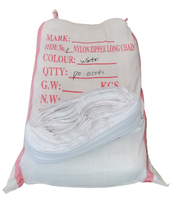 No.5 Nylon Şerit Fermuar Siyah-Beyaz-Renkli 2000m/çuval